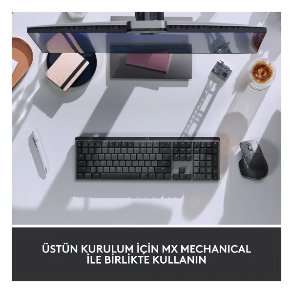 Logitech Mx Master 3s Şarjlı Sessiz Ergonomik Optik Kablosuz Mouse - Görsel 9