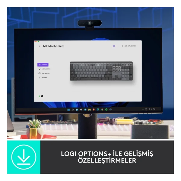 Logitech Mx Mechanical 920-010757 Kablosuz Mekanik Klavye - Görsel 6