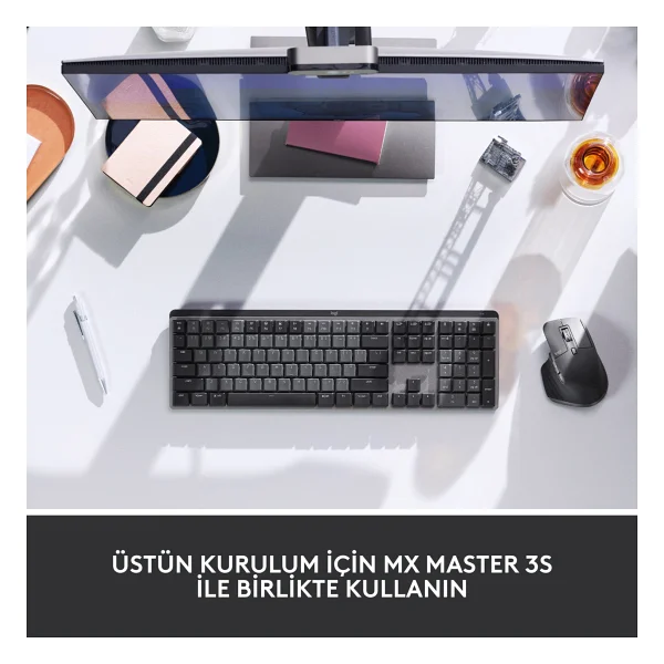 Logitech Mx Mechanical 920-010757 Kablosuz Mekanik Klavye - Görsel 10