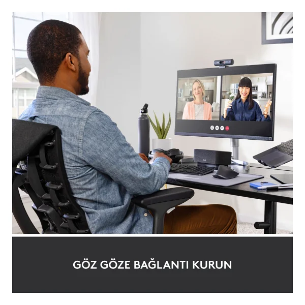 Logitech Brio 500 Siyah Full HD 1080p Mikrofonlu Webcam - Görsel 10