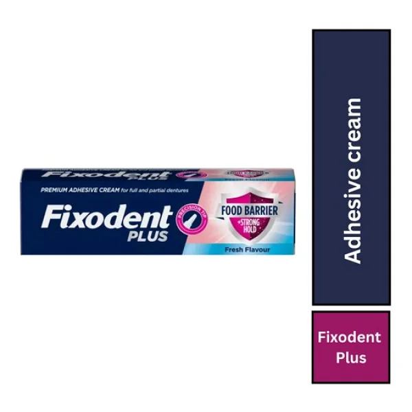 Fixodent Plus Diş Protez Yapıştırıcı Tat İçermez Krem 40 gr 5 Adet - Görsel 2