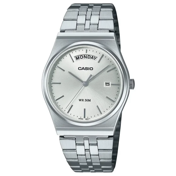 Casio Standart Mtp-B146d-7avdf Gümüş Erkek Kol Saati - Görsel 5