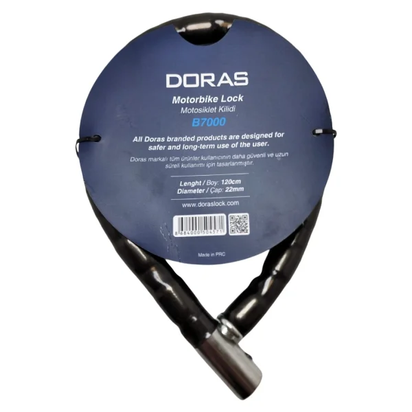 Doras Doras Motosiklet Kilidi B7000 1 Antrasit - Görsel 2
