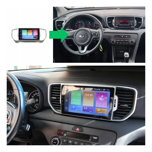 Kia Sportage - Araç Multimedya Ekran - 6gb 128gb - S - Silver - 2016 - 2018 - 9 Inch - Upg - Myway - Görsel 10