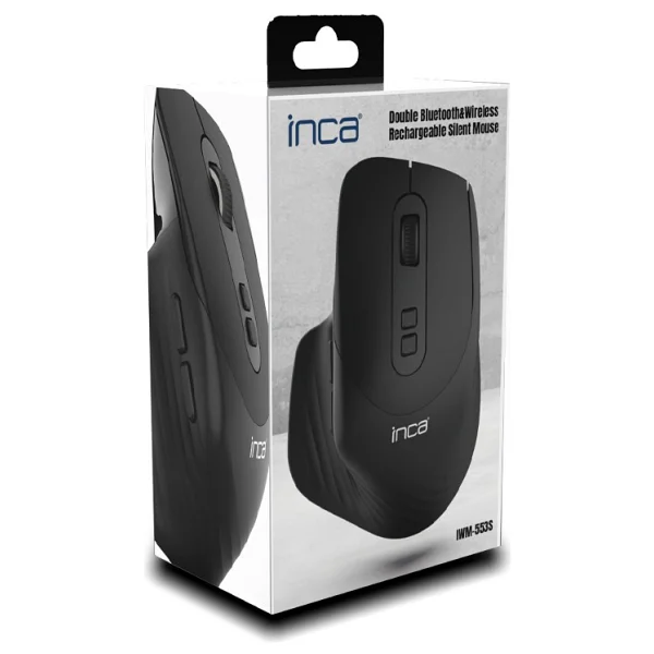 Inca Iwm-553s Şarjlı Sessiz Ergonomik Optik Kablosuz Mouse - Görsel 5