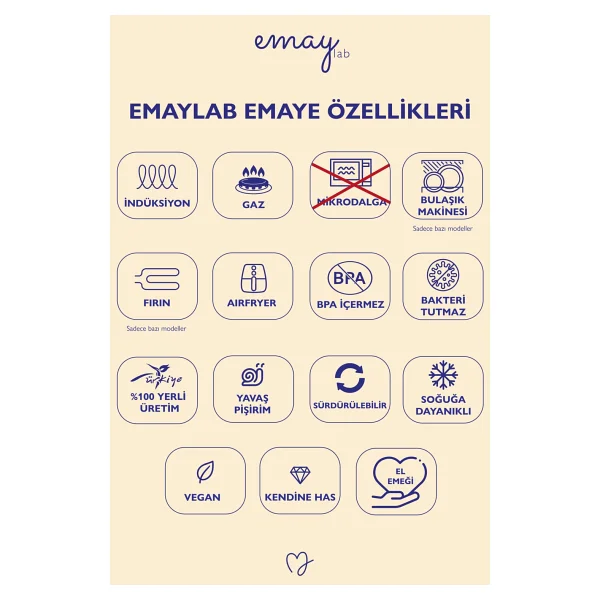 Emaylab Star Emaye 1.8 lt Çok Amaçlı Kavanoz - Görsel 5