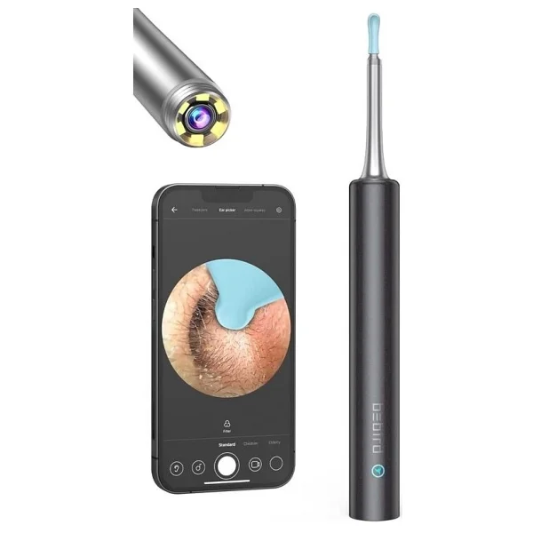 Bebird T5 3mp Kamera Siyah Şarjlı Kulak Temizleme Aleti - Görsel 4