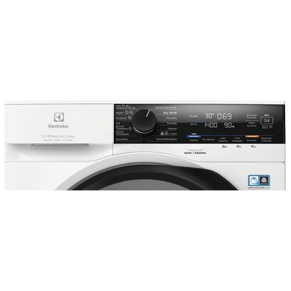 Electrolux EW7W4492T 1400 Devir 9 kg / 5 kg Kurutmalı Çamaşır Makinesi - Görsel 6