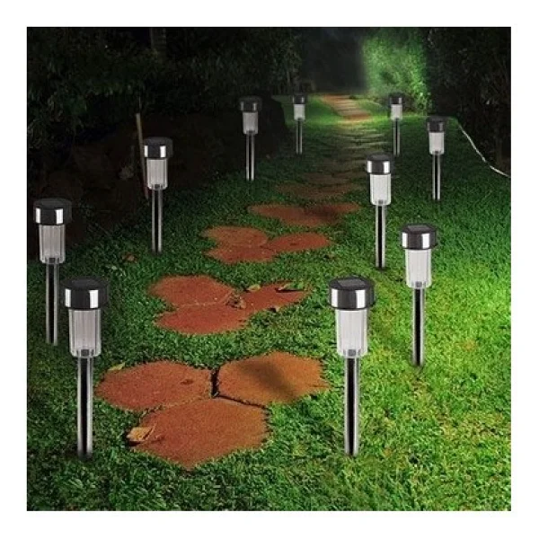 Green Güneş Enerjili Aydınlatma Solar Lamba Bahçe Aydınlatması 10'lu - Görsel 3