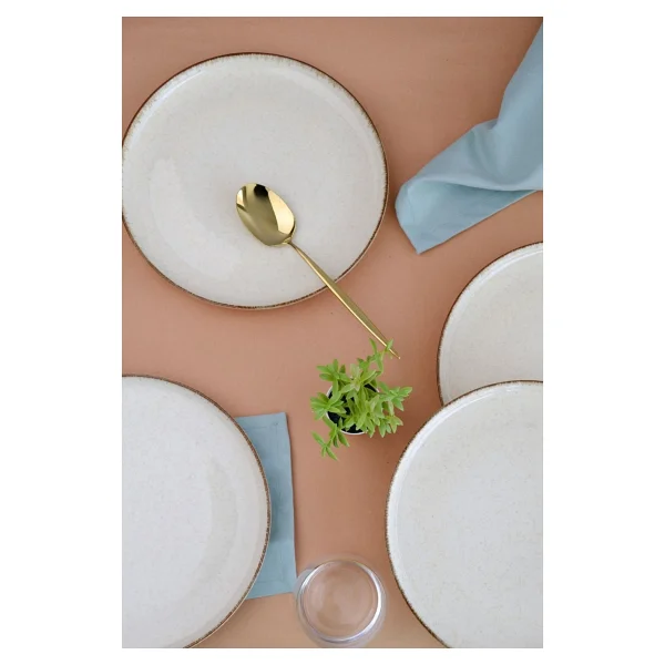 Kütahya Porselen Moderna 21 Cm 6'lı Pasta Tabağı - Görsel 4