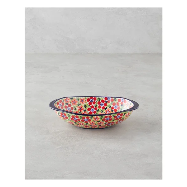 Botanic Stoneware Kayık Tabak 35 Cm Renkli - Görsel 4