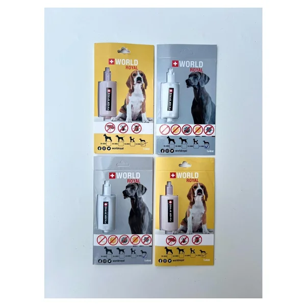 World Royal Köpek İç Dış Paraz.T Etken Damlası 4lü Avantajlı Paket 0-10 Kg - Görsel 4
