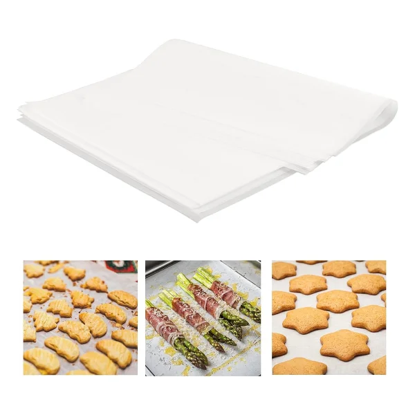 Roll-Up Kesilmiş Yağlı Pişirme Kağıdı 16 Yaprak 4lü Kutu Set - Bej - Görsel 2