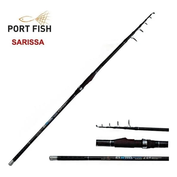 Portfish Sarissa Surf Carbon Olta Kamışı 420 cm 250 gr - Görsel 2