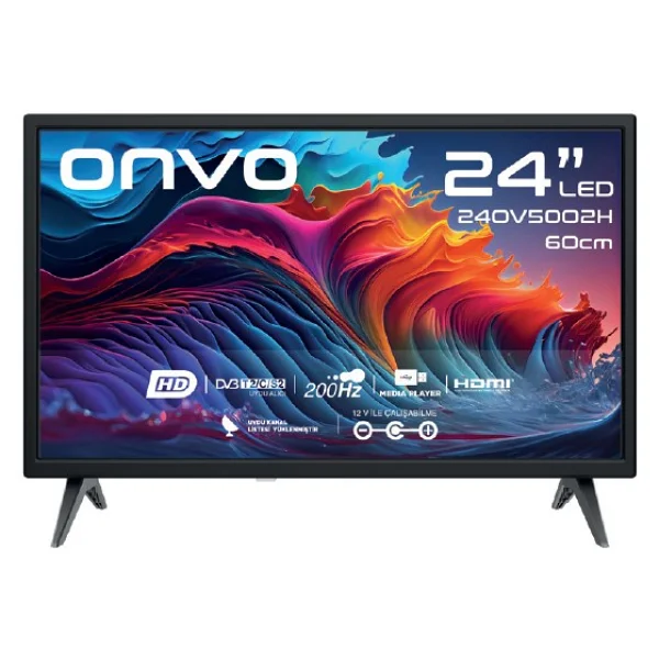 Onvo 24ov5002h HD 24" 61 Ekran Uydu Alıcılı LED TV - Görsel 3