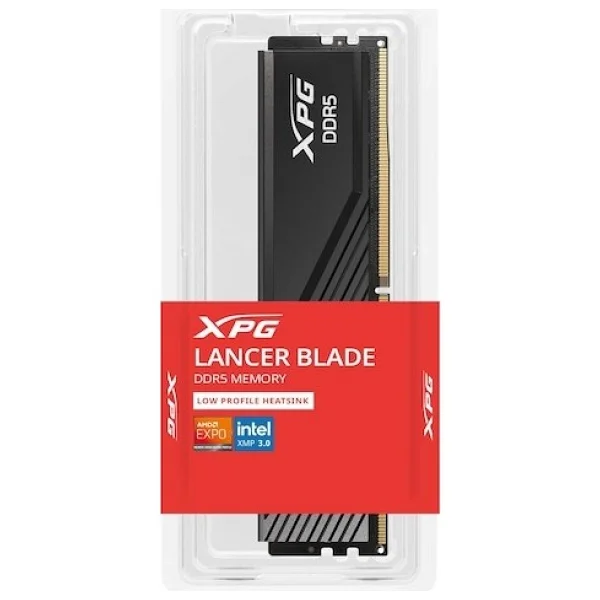 Xpg Lancer Blade Black 16 GB 6000 MHz Cl48 Ax5u6000c4816g-Slabbk DDR5 RAM - Görsel 3