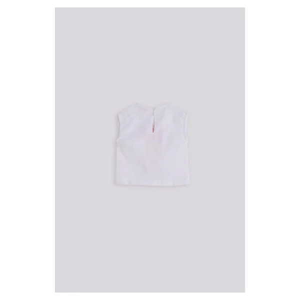 GB Baby Bg Store Kız Bebek Beyaz Bluz - 6 Ay - Görsel 2