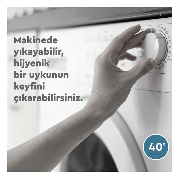 Yataş Eco Dormy Full Kenar 90x190 Cm Sıvı Geçirmez Tek Kişilik Alez - Görsel 5