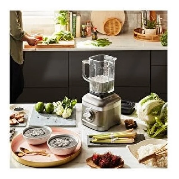 Kitchenaid K400 Artisan Medallion Silver Sürahili Blender 1200 W 1,4 Lt Kapasite Buz Kırma Fonksiyonu - Gri - Görsel 5