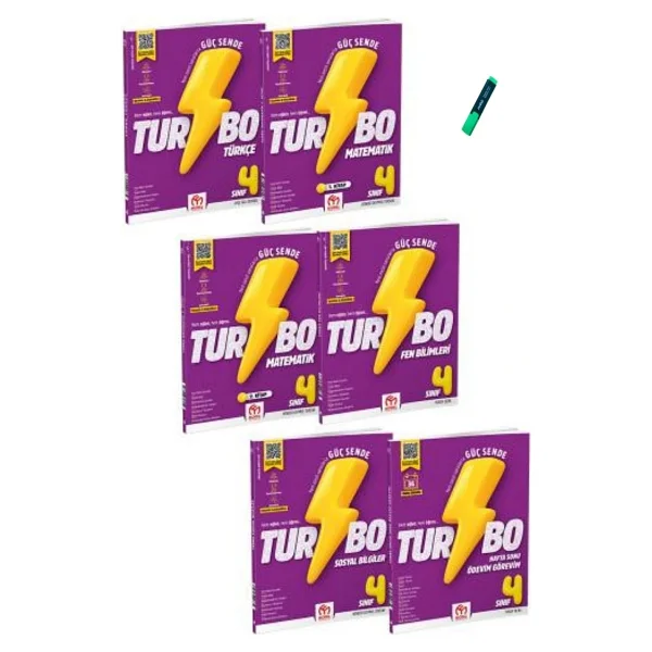 Model Eğitim Yayınları 4. Sınıf Turbo Eğitim Seti (6 Kitap) - Görsel 2