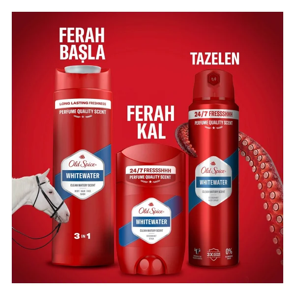 Old Spice Whitewater 50 Ml Erkek Stick Deodorant - Görsel 10