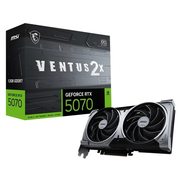 Msı RTX 5070 12g Ventus 2x Oc G5070-12v2c 192 Bit Gddr7 12 GB Ekran Kartı - Görsel 5