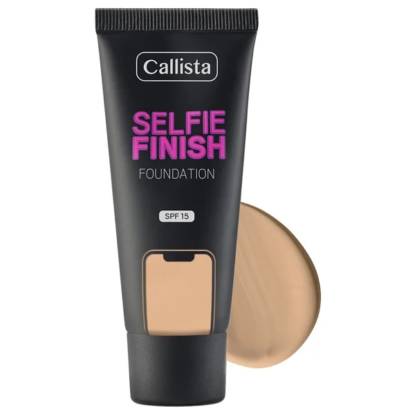 Callista Selfie Finish 15 Faktör 132 Light Beige Fondöten - Görsel 5