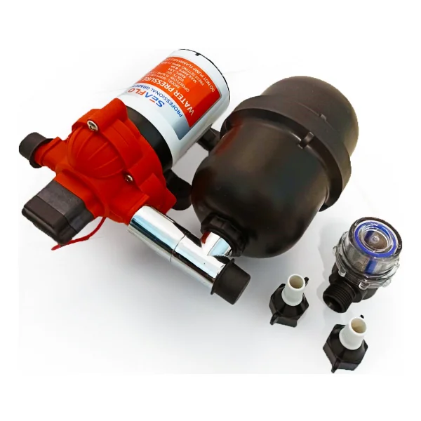 Seaflo 12 Volt 2 Lt Tanklı Otomatik Hidrofor, 7.6lt 2.1bar Tekne, Karavan Hidroforu - Görsel 2