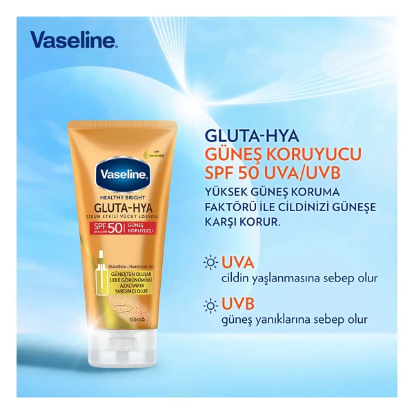 Vaseline Gluta Hya 200 Ml 50 Faktör Vücut Losyonu - Görsel 4