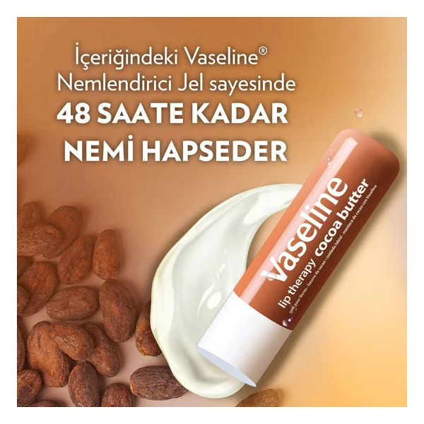 Vaseline Gluta Hya Serum Etkili Losyon 200 Ml + Dudak Bakım Kremi Cocoa Butter 4.8 Gr - Görsel 3