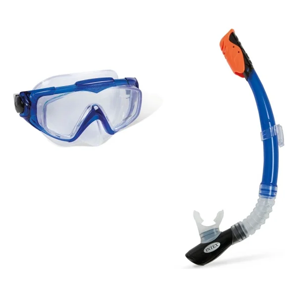 Intex Silikon Pro Maske ve Şnorkel Set 55962 - Renkli - Görsel 2
