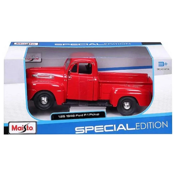 Maisto 1:24 1948 Model Ford F-1 Pickup Model Araba - Görsel 3