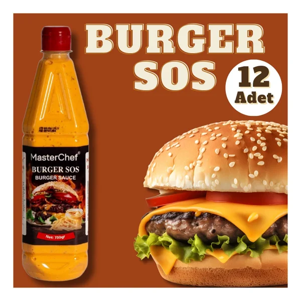 Master Chef Food Burger Sos 730 Gr 12 Adet - Görsel 3