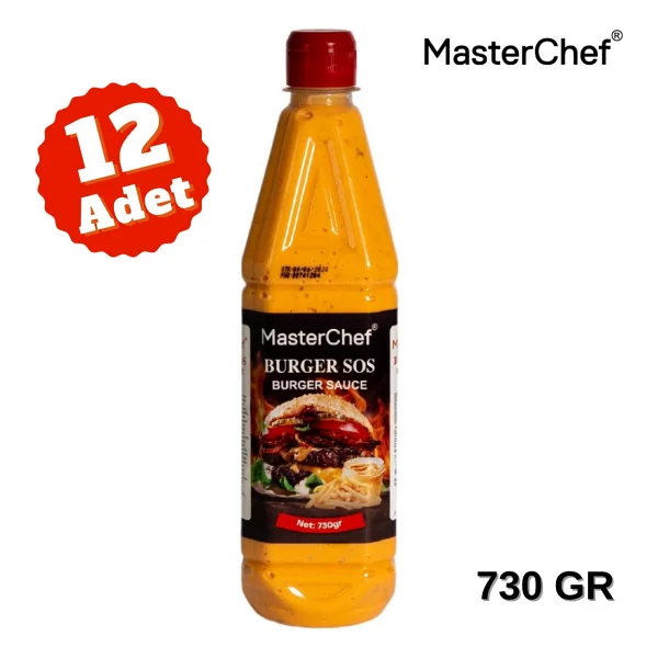 Master Chef Food Burger Sos 730 Gr 12 Adet - Görsel 4