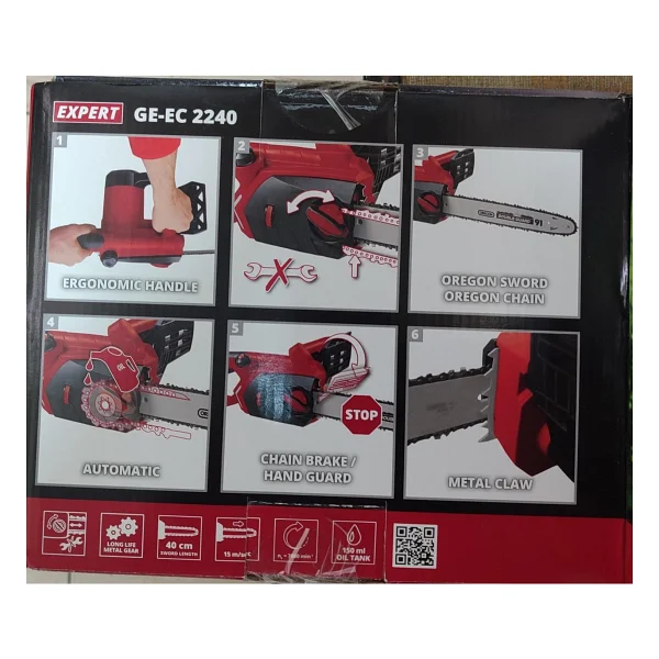 Einhell Ge-Ec 2240 2200 W Elektrikli Motorlu Testere - Görsel 2