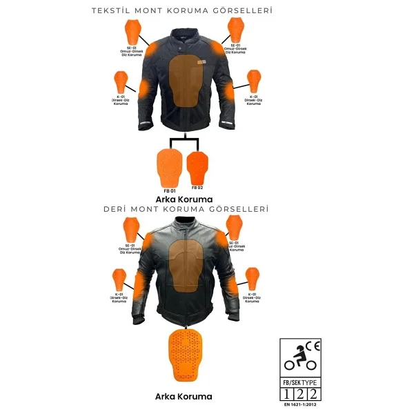 Forte Gt 2001084 Babil Softshell Motosiklet Montu - Görsel 4