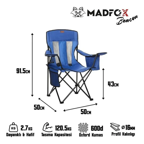 Madfox Beacon Kamp Sandalyesi - Görsel 5