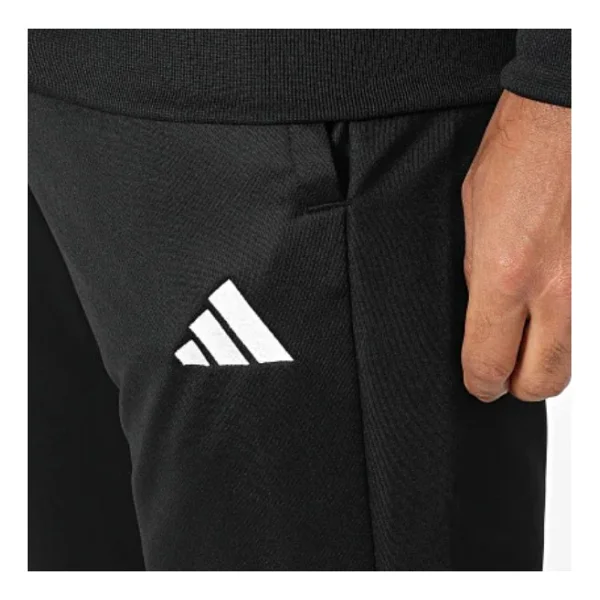Adidas Sportswear Basic 3-Stripes French Terry Jc5375 Siyah Erkek Eşofman Takımı - Görsel 4