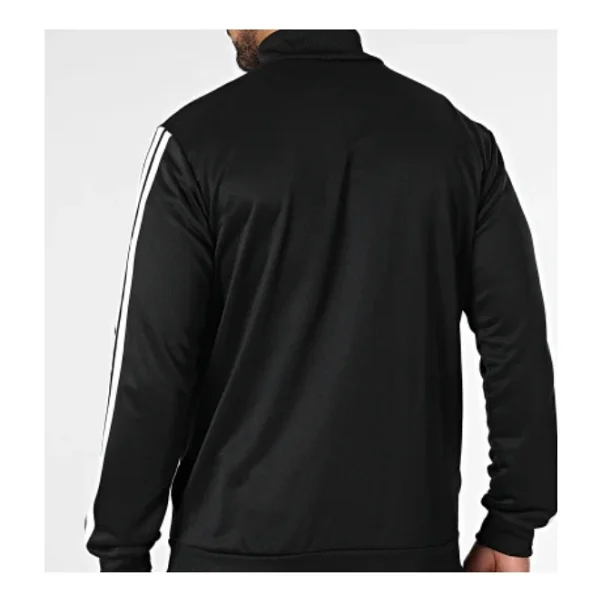 Adidas Sportswear Basic 3-Stripes French Terry Jc5375 Siyah Erkek Eşofman Takımı - Görsel 5