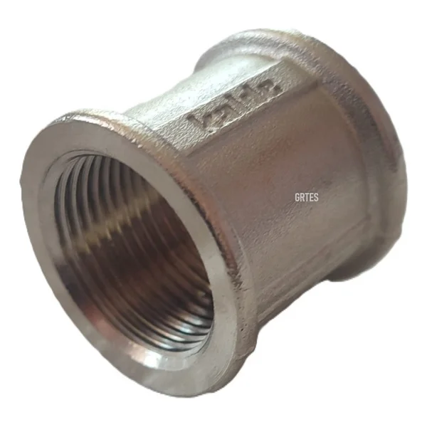 Kalde (10'lu Paket) 3/4"Dn20 Sarı/Krom Manşon İç Dişli (Dişi) - Chrome Threaded Sleeve - Görsel 3