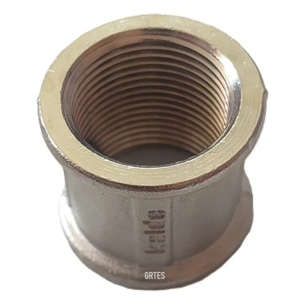 Kalde (10'lu Paket) 3/4"Dn20 Sarı/Krom Manşon İç Dişli (Dişi) - Chrome Threaded Sleeve - Görsel 4