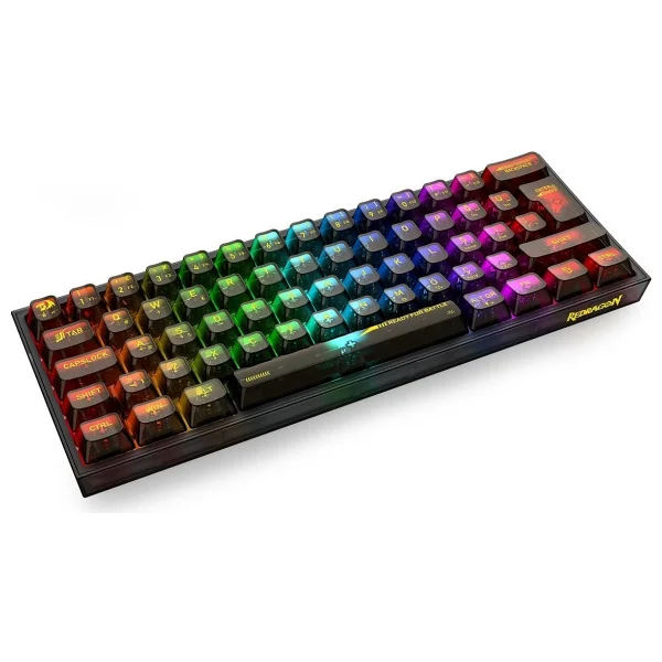 Redragon K617 Siyah RGB %60 Tkl Red Switch Kablolu Mekanik Oyuncu Klavyesi - Görsel 3