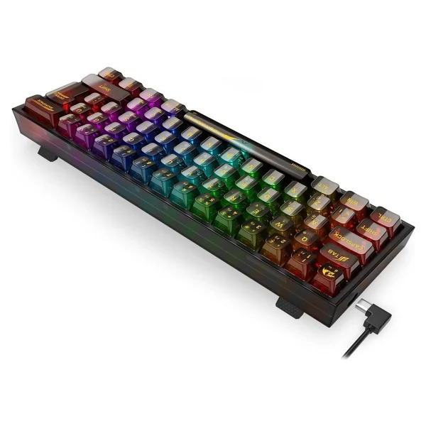 Redragon K617 Siyah RGB %60 Tkl Red Switch Kablolu Mekanik Oyuncu Klavyesi - Görsel 4