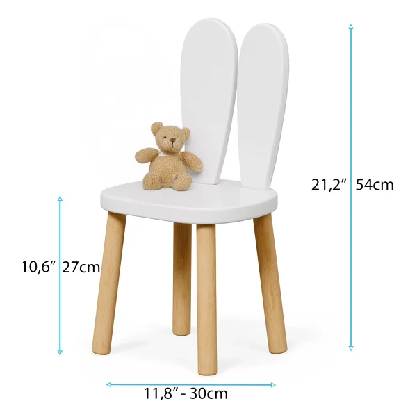 Bee Smart Oyun Masası-Aktivite Masası-Çalışma Masası-Etkinlik Masası-Ahşap 1 Sandalyeli Çocuk Masa Sandalye Takımı - Görsel 5