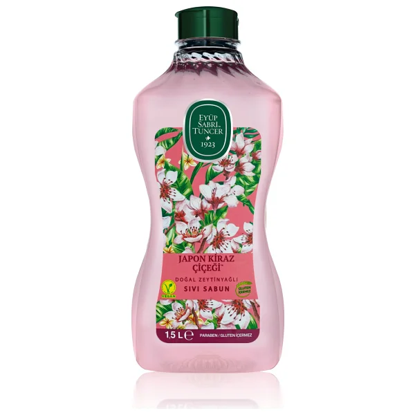 Eyüp Sabri Tuncer Japon Kiraz Çiçeği Sıvı Sabun 1.5 Lt - Görsel 8