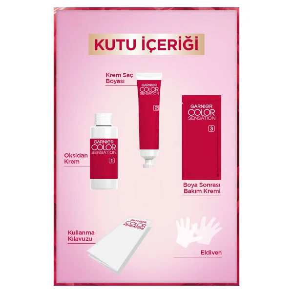 Garnier Çarpıcı Renkler 7.11 Küllü Kumral Saç Boyası - Görsel 6