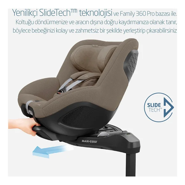 Maxi-Cosi Mica 360 Pro Isofix Authentic Truffle 0-18 Kg Oto Koltuğu - Görsel 6