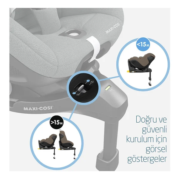 Maxi-Cosi Mica 360 Pro Isofix Authentic Truffle 0-18 Kg Oto Koltuğu - Görsel 8
