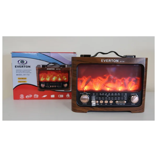Everton Rt-733 Solar Bluetooth Nostaljik Radyo - Görsel 2