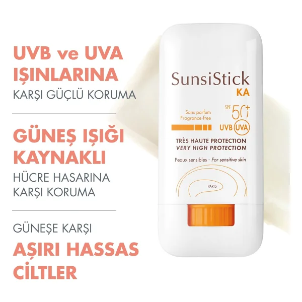 Avene SunsiStick KA 20 gr 50 Faktör Stick Güneş Kremi - Görsel 5